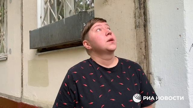 Соседка о падении ребенка из окна
