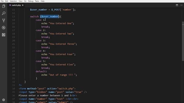 20 How to use Switch Case in PHP  - PHP & MySQL Tutorial in Urdu (Basic to Advance)