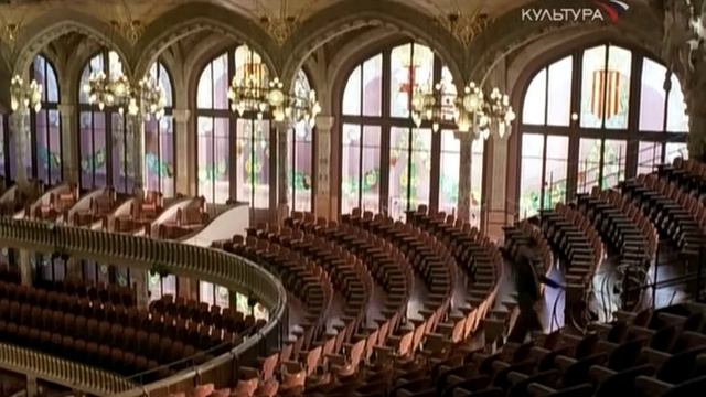 Дворец Каталонской Музыки в Барселоне. Сон, в котором Звучит Музыка смотреть онлайн