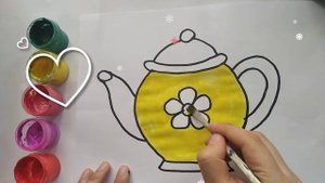 Bolalar uchun Choynak rasm chizish/Drawing Teapot for children/Рисование для детей
