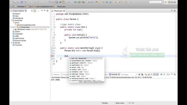 Java Cơ Bản 60 Inner Static Class смотреть онлайн