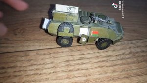 Самодельный БТР из бумаги