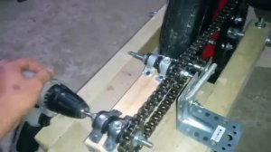 Тест цепного привода для электроскутера.