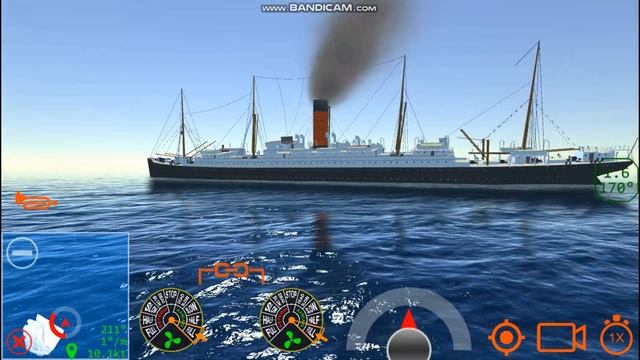 RMS Carpathia Sinking - Ship Handling Simulator - Ship Mooring 3D смотреть онлайн