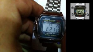 Casio Digital F91W Set Time | Casio Alarm Chrono WR | A168 A158 Module 3298 Adjust