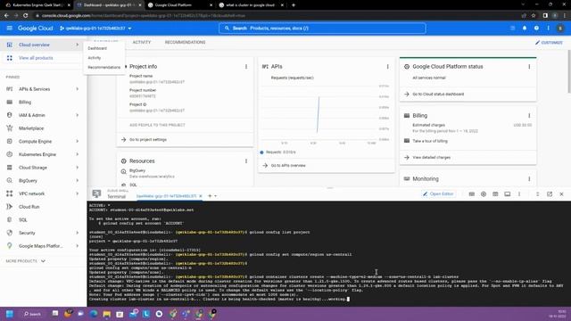GCCP CAMPAIGN QUEST 1 CREATE AND MANAGE CLOUD RESOURCES:-Kubernetes Engine: Qwik Start смотреть онлайн