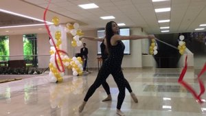 Гимнастика шоу, черлидинг, группа поддержки eclipse, танцы и cheerleading, шоу с лентами.