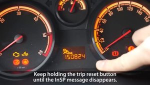How to reset service inspection Opel Corsa D (InSP Vauxhall maintenance)