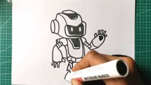 How to Draw a Robot Step by Step