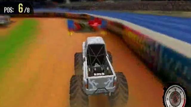 MONSTER JAM PATH OF DESTRUCTION psp gameplay смотреть онлайн