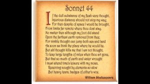 Reading Sonnet №44 by William Shakespeare (Читаю сонет №44 Уильяма Шекспира).