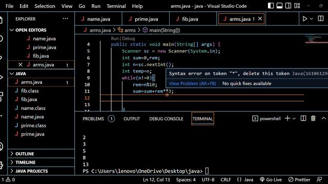 Java Programs|15|problems using loops