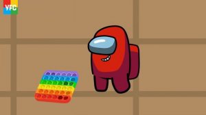 Among Us Turns Into Pop It - Game Animation