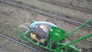 Ручная вакуумная сеялка точного высева двухрядная (сеем морковь)