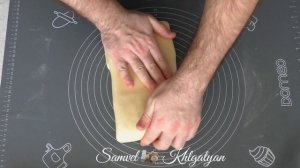 Слоёное тесто на минеральной воде | Puff pastry | Blätterteigrezept 0+