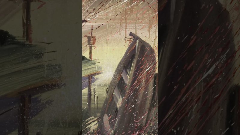 Картины сахалинских художников. Юрий Метельский, «Осенние шторма», 2019