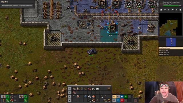 Factorio: Tutorial Level 5 - Abandoned Rail Base