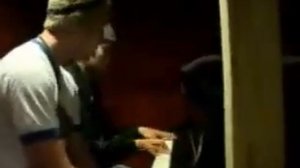 Pharrell Chad JT playing piano