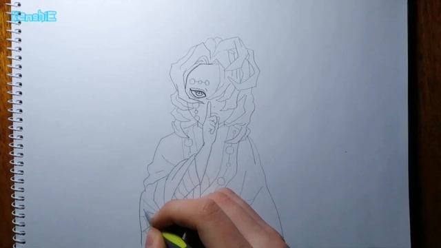 РИСУЮ ДЕМОНА РУИ ИЗ АНИМЕ КЛИНОК РАССЕКАЮЩИЙ ДЕМОНОВ смотреть онлайн