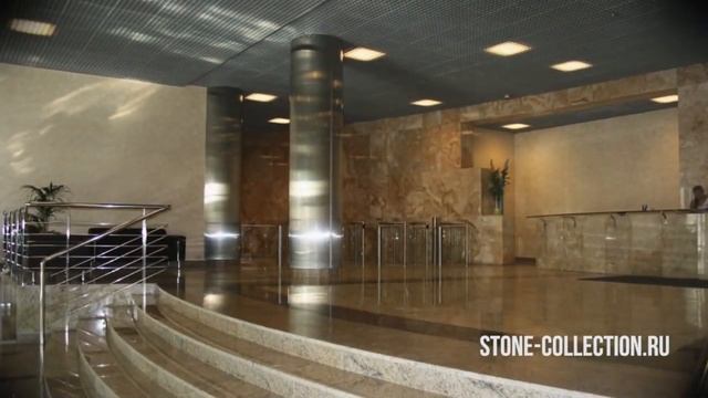 The Stone Collection. Торгово-офисный центр "Военторг". Отделка мрамор и гранитом. смотреть онлайн