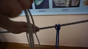 Учимся вязать полусхватывающий узел