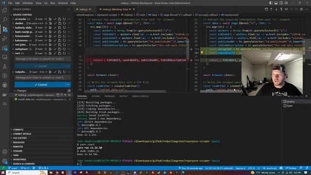 Coding: Social Quality Platform pt 2 #ladderly