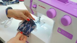 Как настроить трикотажную строчку на бытовой машинке