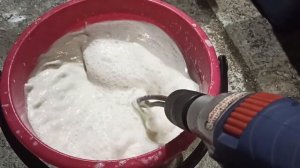 пропорции, процес смешивания самодельной СОЖ.
