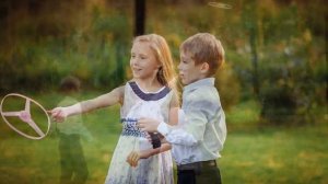 Детская фотосессия на природе