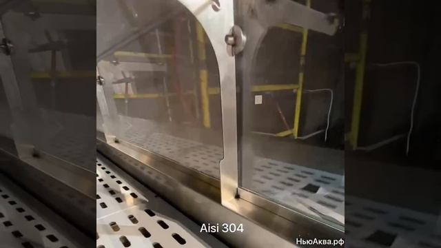 Витрина для льда не стандартного размера. На заказ смотреть онлайн