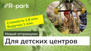 Новый аттракцион для детских центров.