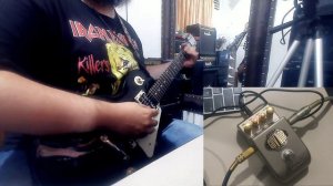 Marshall GV-2 Guv'Nor Plus with Epiphone Les Paul 100