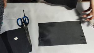 Простой вариант как сшить подкладку для сумки из бусин