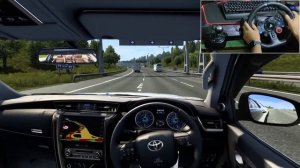 Ultimate Fortuner driving experience in Euro Truck Simulator 2 with Logitech G29