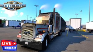 American Truck Simulator, Freightliner FLD 132 Classic XL 84, Сиэтл- Солт-Лейк-Сити #shorts