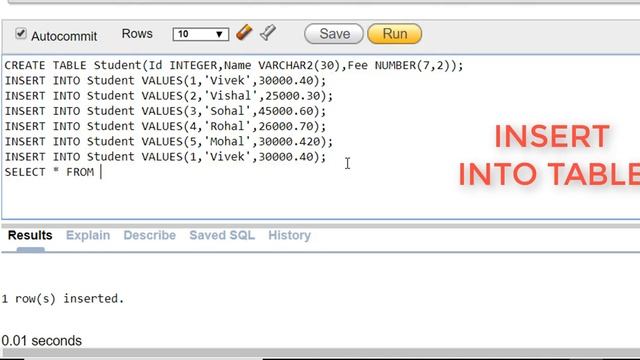 SQL BASIC COMMAND FIRST