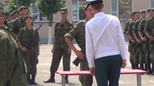 Присяга 26.07.2015г. Песчанка