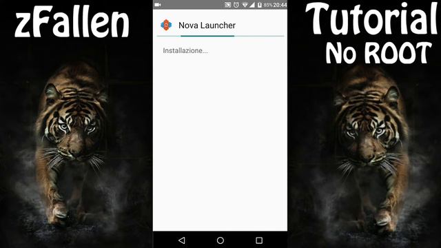 TUTORIAL - COME SCARICARE NOVA LAUNCHER PRIME + TESLA UNREAD NO ROOT [v.5.0 & v.5.0.6] - By Fallen смотреть онлайн