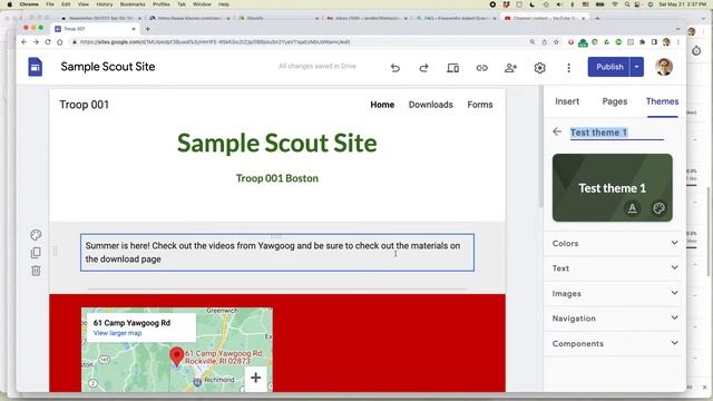 Google Sites background color hack using custom themes (2022) смотреть онлайн