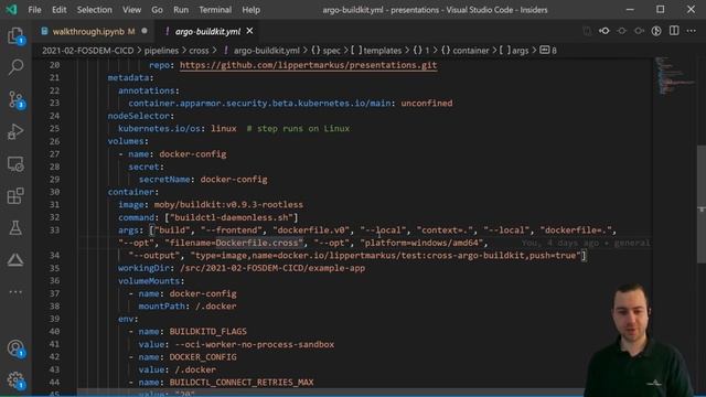 Leveraging Windows Containers in Your Kubernetes-Native CI/CD Pipelines - FOSDEM'22 - Markus Lipper смотреть онлайн