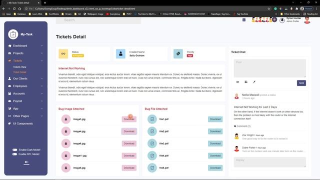 Demo  Admin dashboard template bootstrap 5 V22
