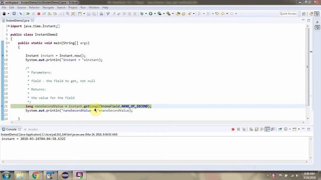 How to use get methods of Instant Class? | Java 8 Date and Time