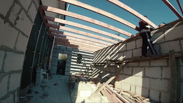 Гараж с плоской крышей своими руками