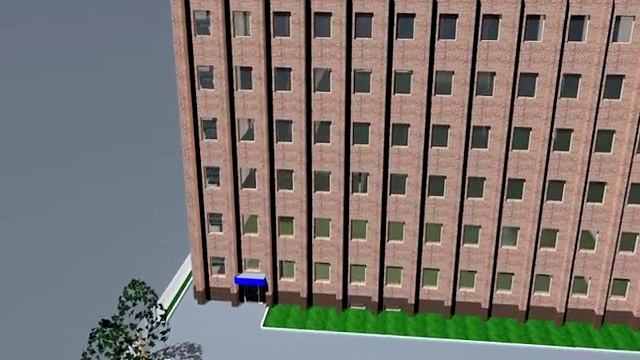 Управление и мониториг зданием. 3D модель здания. Scada система.