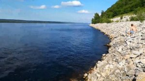 Рыбалка в близи Жигулевской ГЭС.