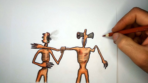 Как нарисовать Сиреноголового против Светофороголового