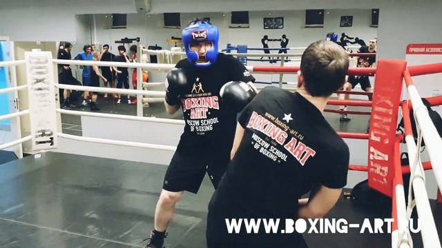 Отработка защиты от прямых ударов с помощью туловища и ног. смотреть онлайн