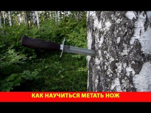 Как научиться метать нож