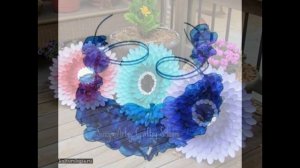 поделки и украшения из пластиковых бутылок своими руками для дома