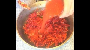 Постный борщ с килькой в томате и фасолью. Вкусно, легко и просто во время поста.